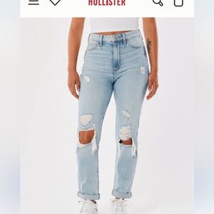 Hollister ultra high waist mom jeans size 00R